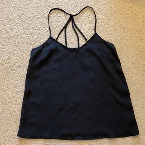 Fun Strappy-Back Tank Top, black, XS